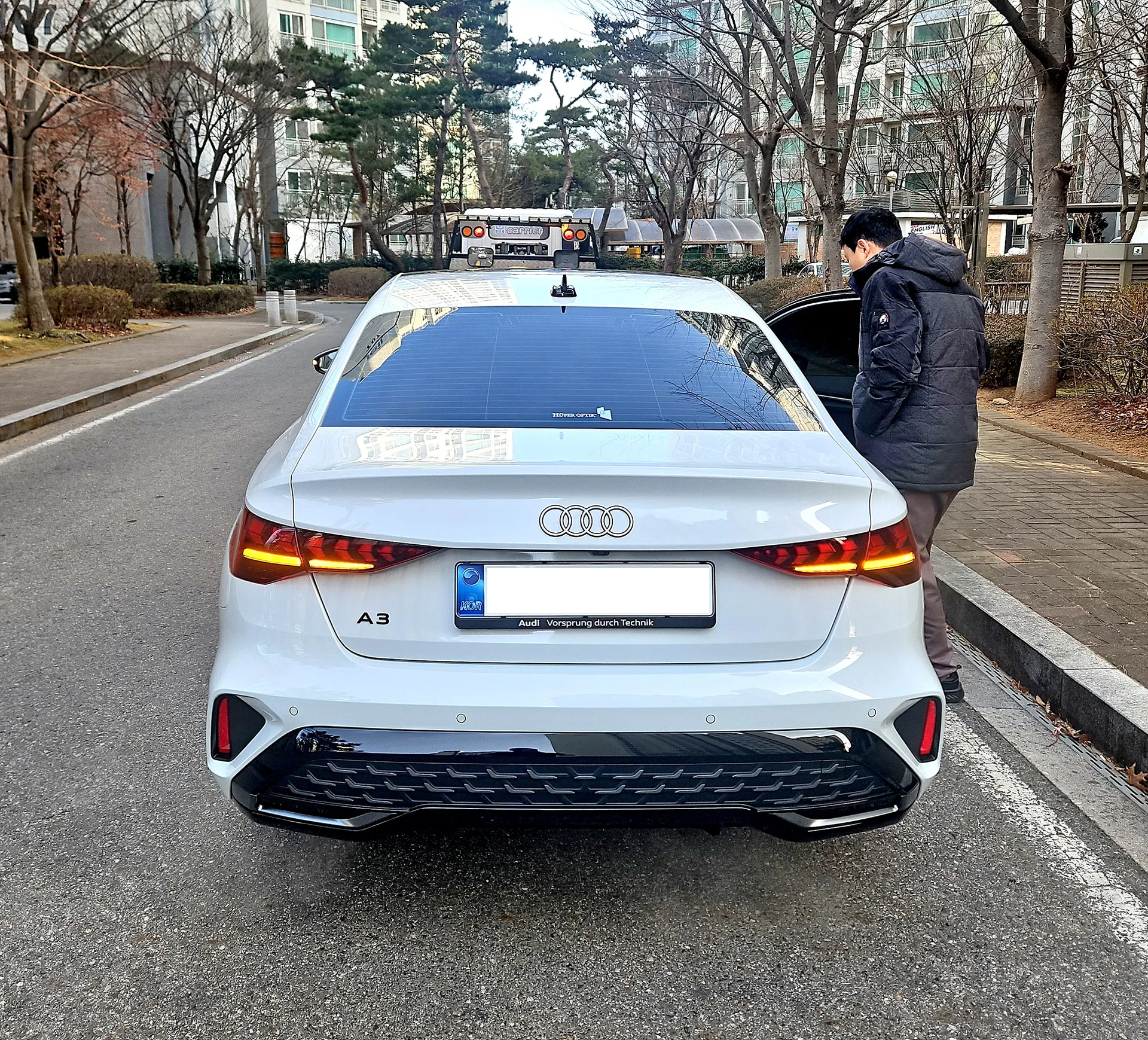 아우디 A3 장기렌트 출고 사진