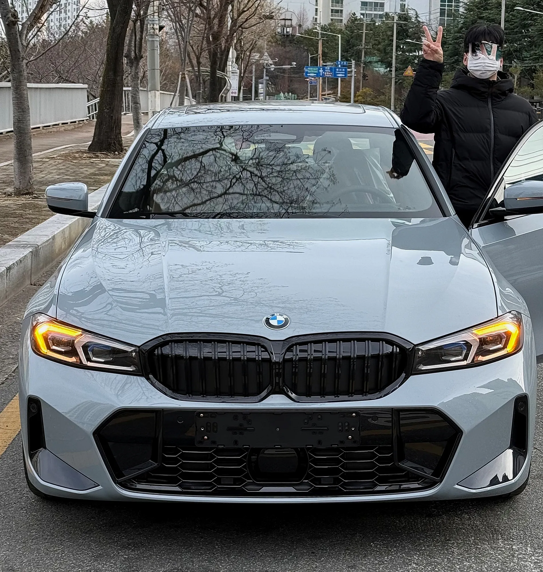 BMW 3시리즈 장기렌트 출고 사진