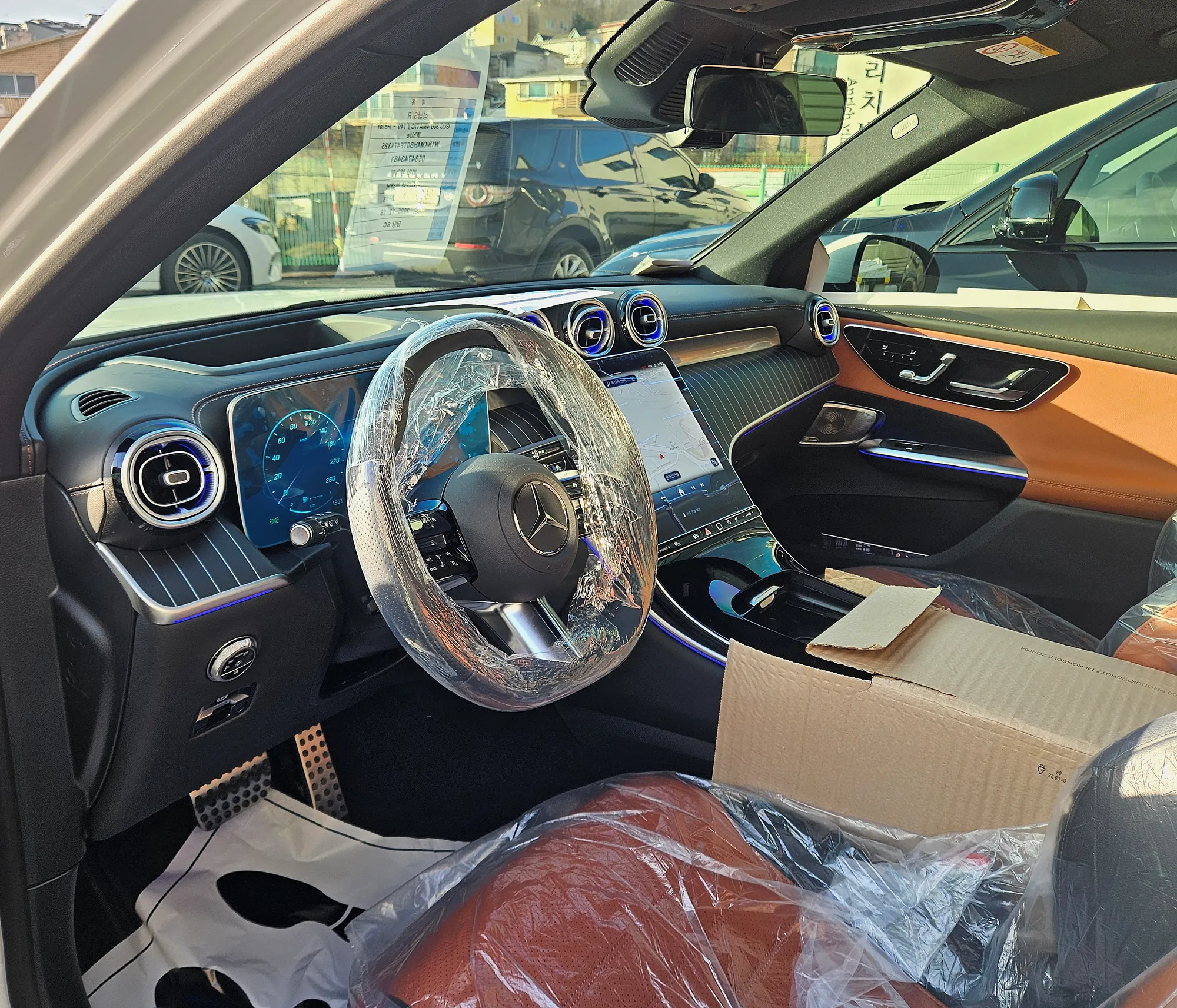 벤츠 GLC 300 AMG line 장기렌트 출고 사진